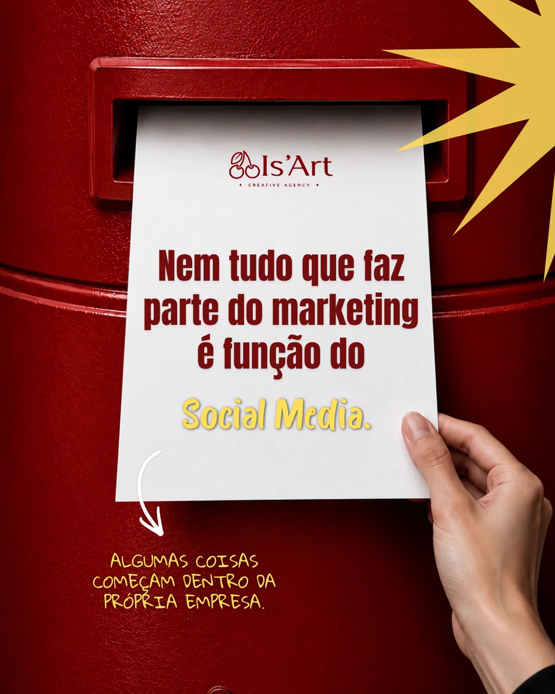 Nem tudo que faz parte do marketing é função do social media