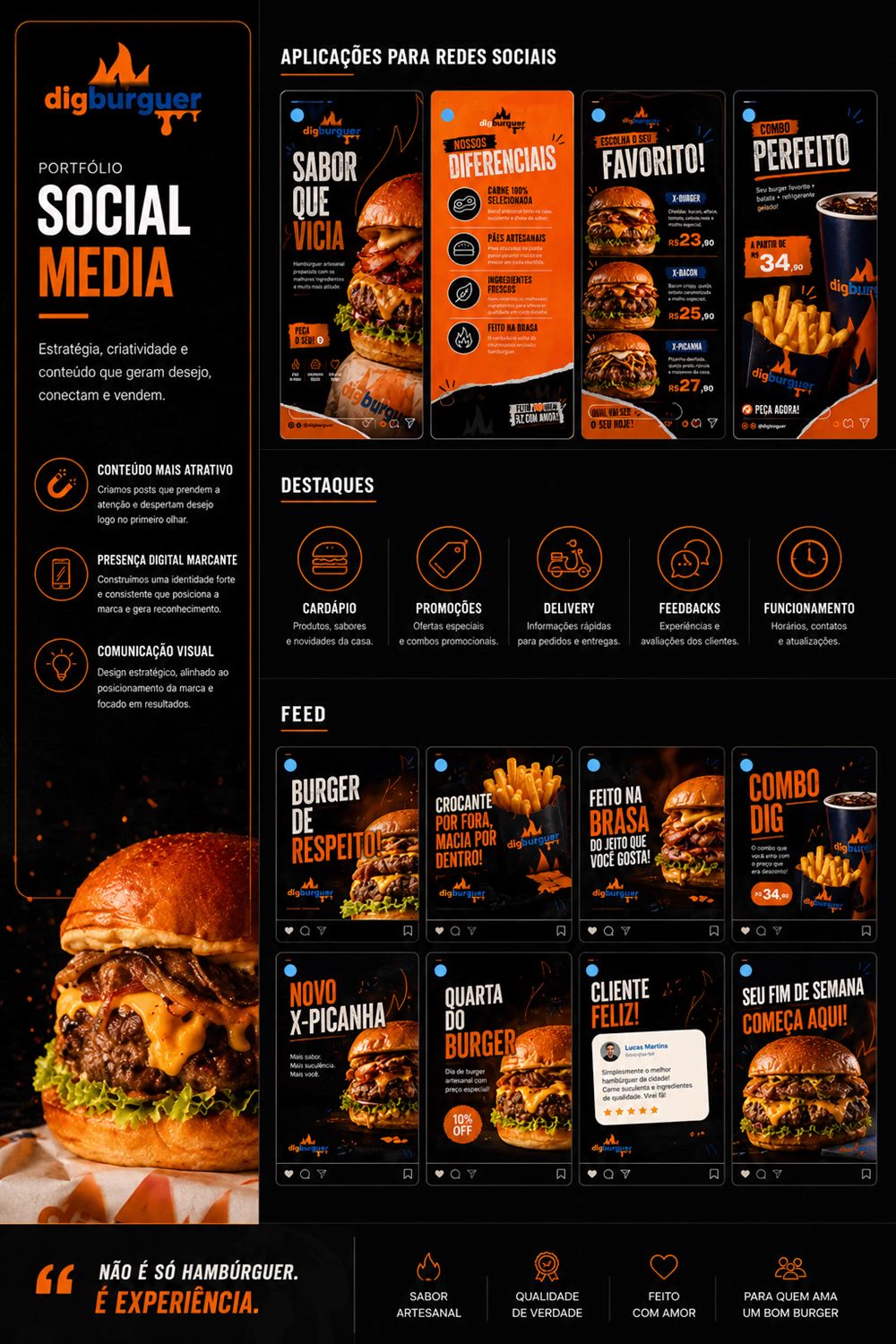 DigBurguer — Social media